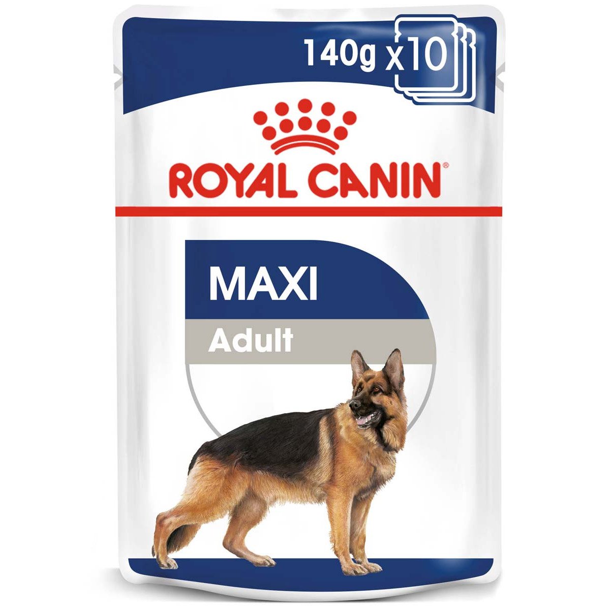ROYAL CANIN MAXI ADULT Nassfutter für große Hunde 10x140g von Royal Canin