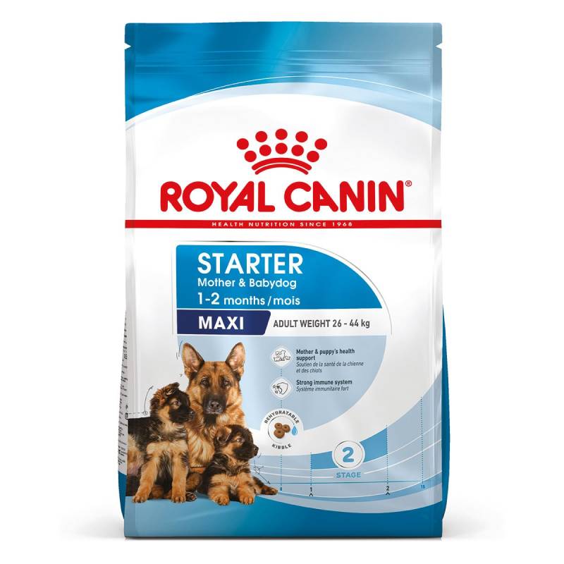 ROYAL CANIN MAXI Starter für tragende Hündin und Welpen großer Rassen 2x15kg von Royal Canin