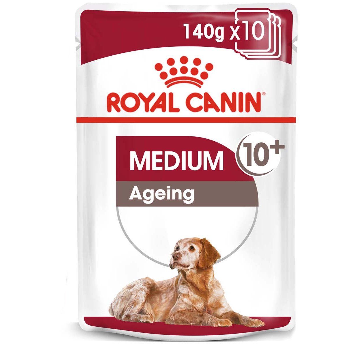 ROYAL CANIN MEDIUM AGEING 10+ Nassfutter für ältere mittelgroße Hunde 20x140g von Royal Canin