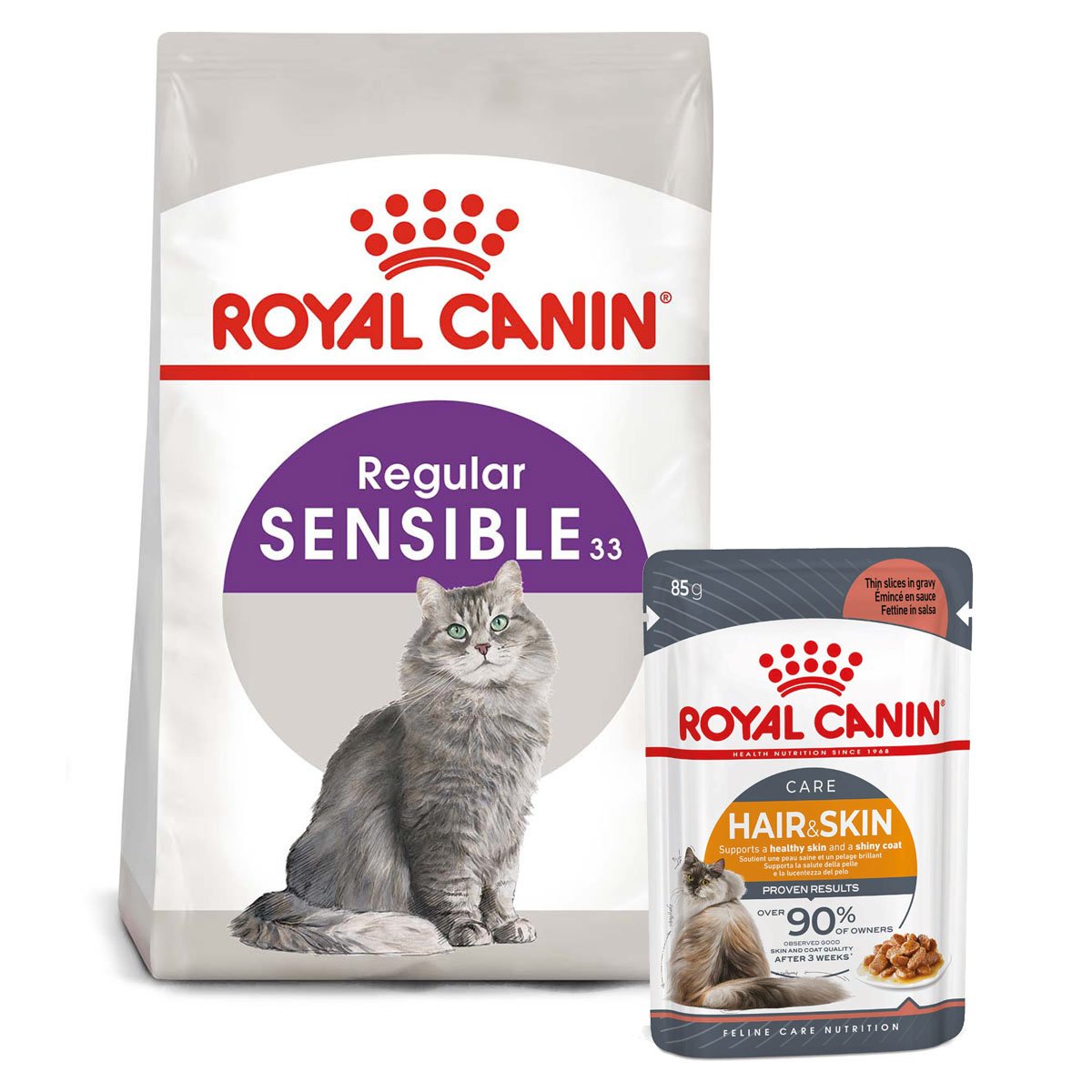 ROYAL CANIN SENSIBLE Trockenfutter 10kg + INTENSE BEAUTY Nassfutter 48x85g ROYAL CANIN SENSIBLE Trockenfutter 10kg + INTENSE BEAUTY Nassfutter 48x85g von Royal Canin