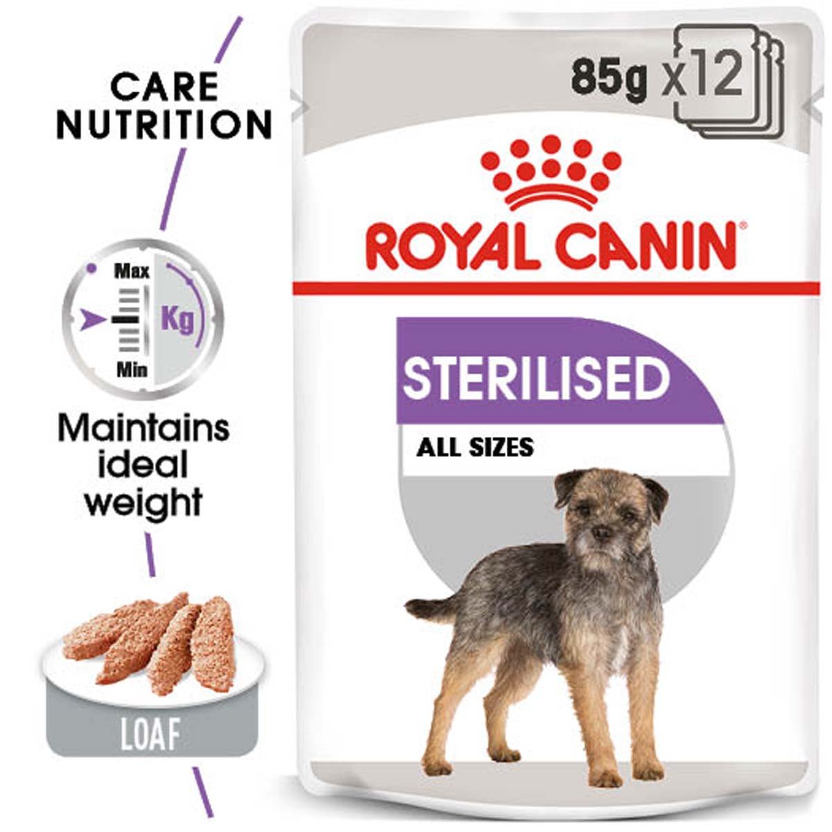 ROYAL CANIN STERILISED Nassfutter für kastrierte Hunde 12x85g von Royal Canin