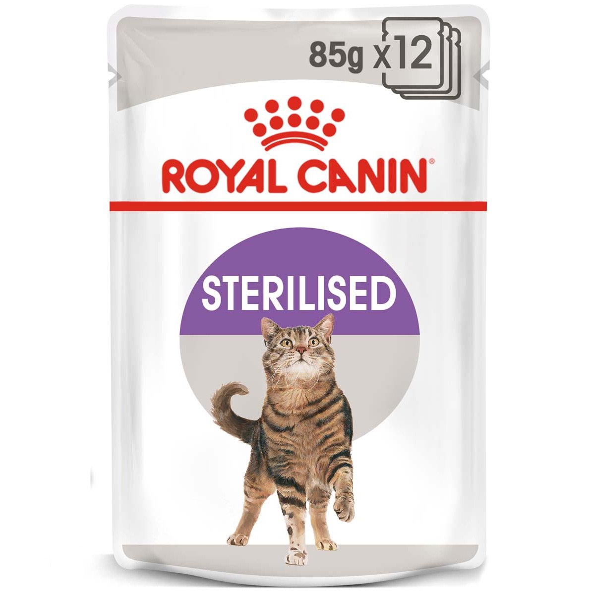 ROYAL CANIN STERILISED Nassfutter in Soße für kastrierte Katzen 12x85g von Royal Canin