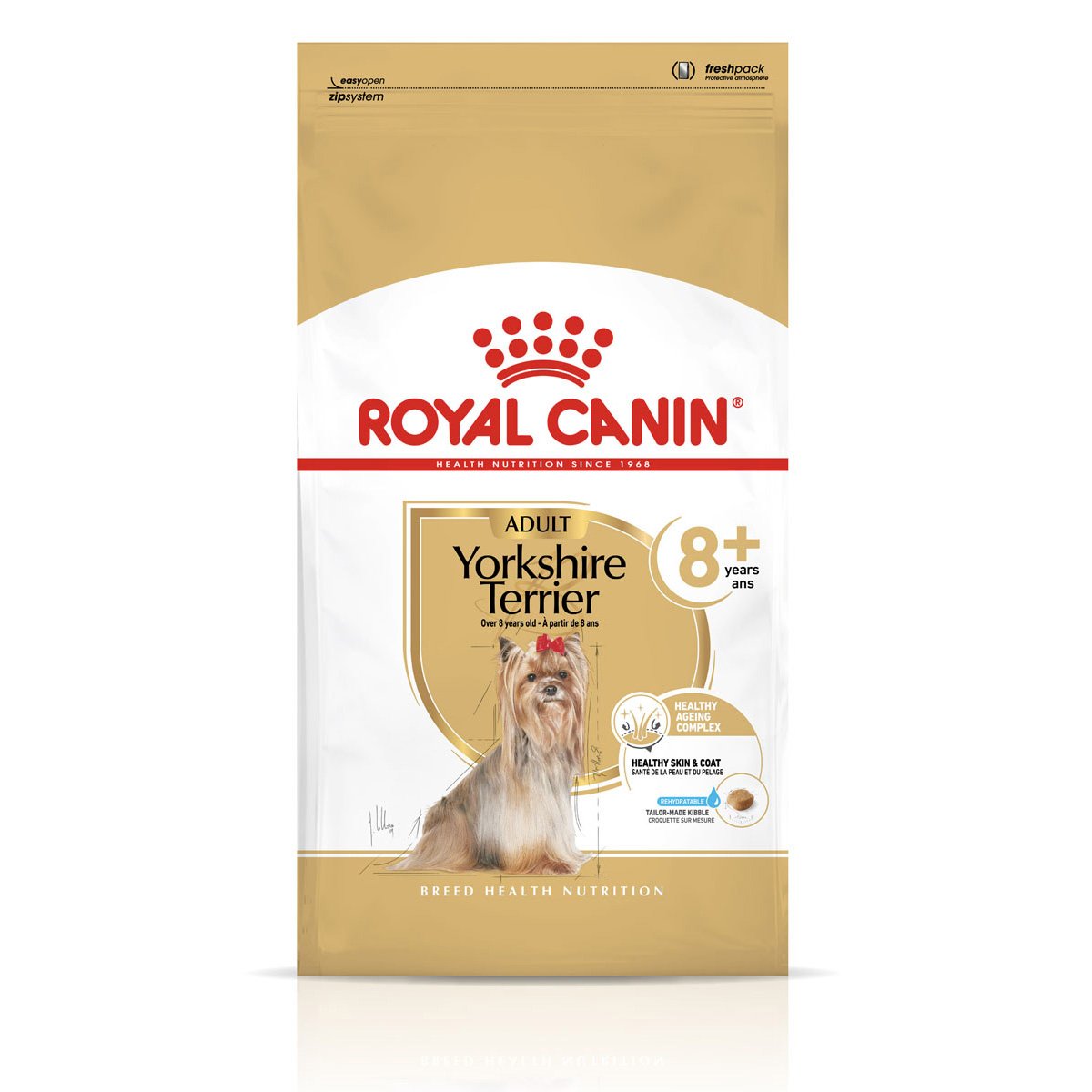 ROYAL CANIN Yorkshire Terrier 8+ Trockenfutter für ältere Hunde 1,5kg von Royal Canin