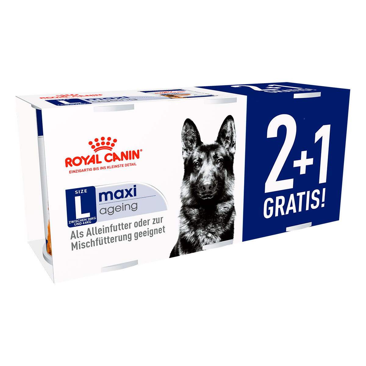 Royal Canin 2+1 gratis SHN Maxi Ageing Loaf 410g Royal Canin 2+1 gratis SHN Maxi Ageing Loaf 410g von Royal Canin