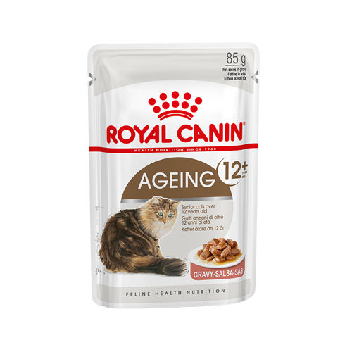 Royal Canin Ageing 12+ in Gravy Katzenfutter - Frischebeutel - 12 x 85 g von Royal Canin