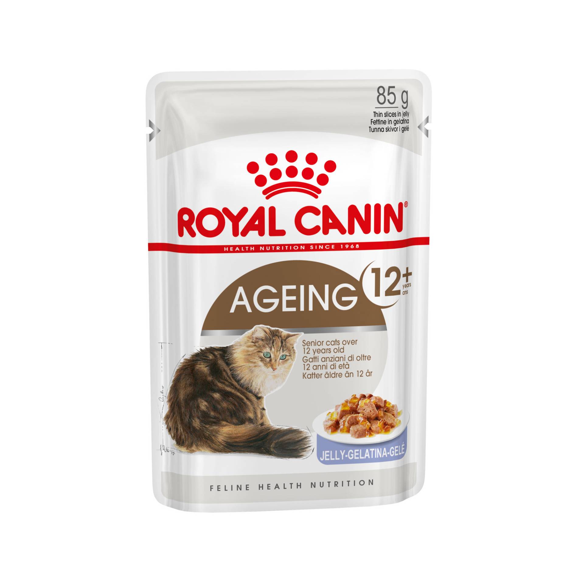 Royal Canin Ageing 12+ in Jelly Katzenfutter - Frischebeutel - 12 x 85 g von Royal Canin