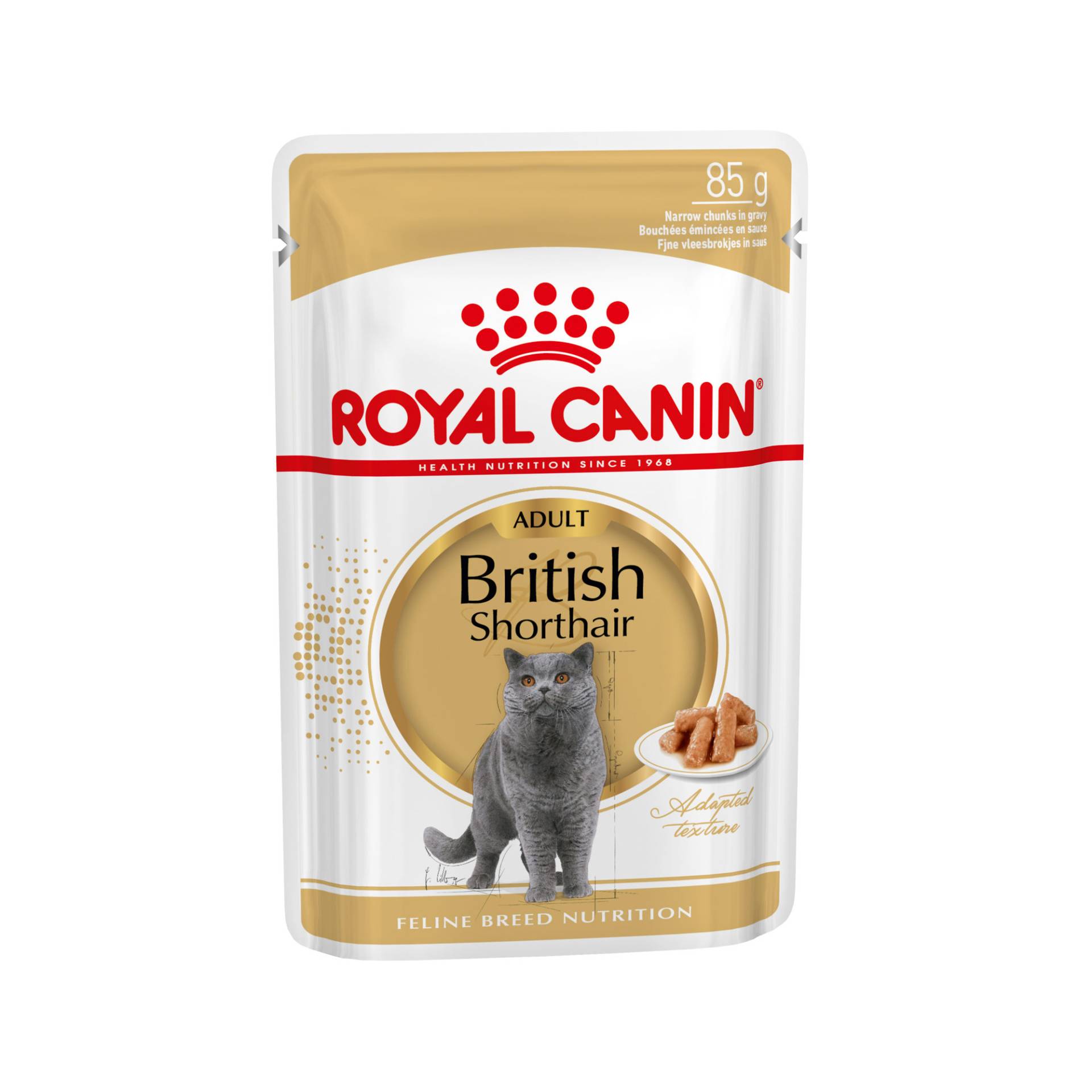 Royal Canin British Shorthair Adult Katzenfutter - Frischebeutel - 12 x 85 g von Royal Canin