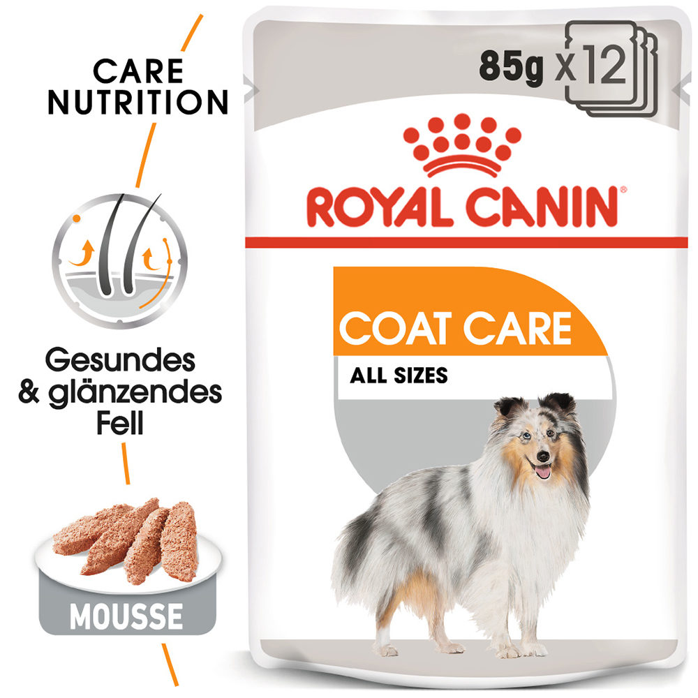 Royal Canin Coat Care Hundefutter - Frischebeutel - 12 x 85 g von Royal Canin