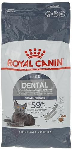 Royal Canin Dental Care | 1,5 kg | Trockenfutter für ausgewachsene Katzen | Zur Unterstützung der Gesundheit und Maulhygiene | Mit einem Zahnpflege-Aktivnährstoff von Royal Canin