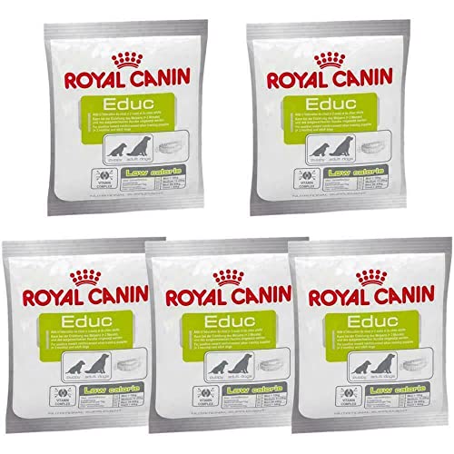 Royal Canin Educ | 5er Pack | 5 x 50 g | Ergänzungsfuttermittel für Hunde | Kalorienarme Belohnung zur Erziehung und Training | Mit Vitaminkomplex zur Unterstützung der Zellen von ROYAL CANIN
