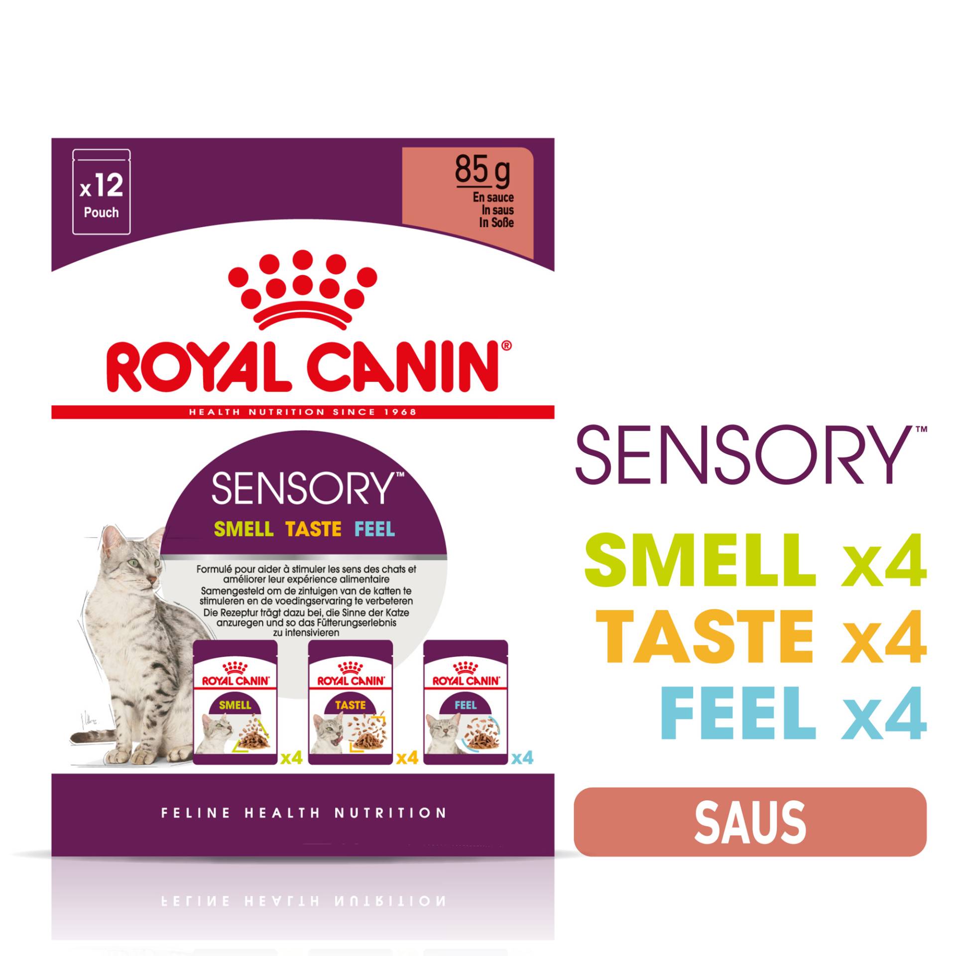 Royal Canin FHN Sensory Multipack in Gravy - 12 x 85 g Royal Canin FHN Sensory Multipack in Gravy - 12 x 85 g von Royal Canin