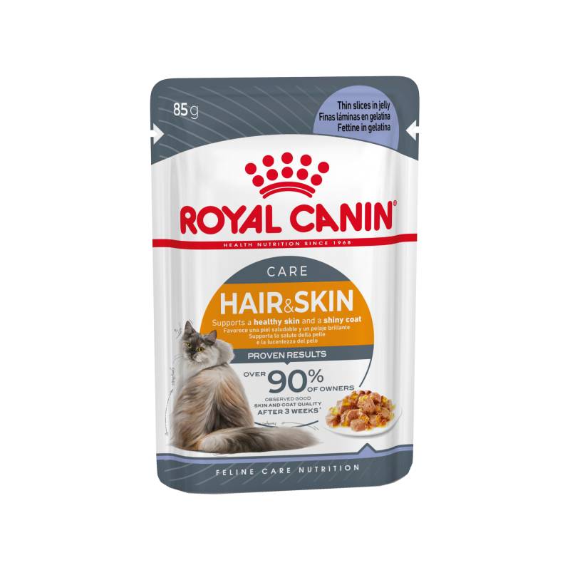 Royal Canin Hair & Skin in Jelly Katzenfutter - Frischebeutel - 12 x 85 g von Royal Canin