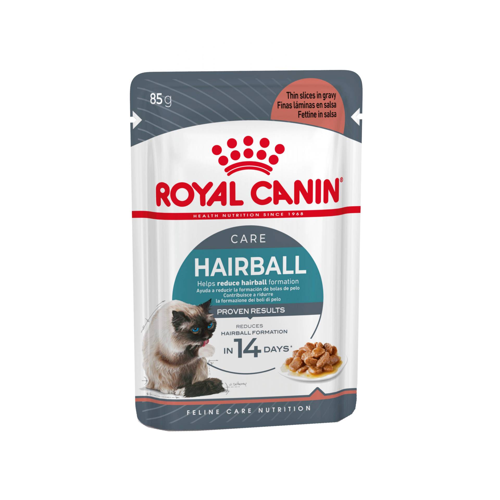 Royal Canin Hairball Care in Gravy Katzenfutter - Frischebeutel - 12 x 85 g von Royal Canin