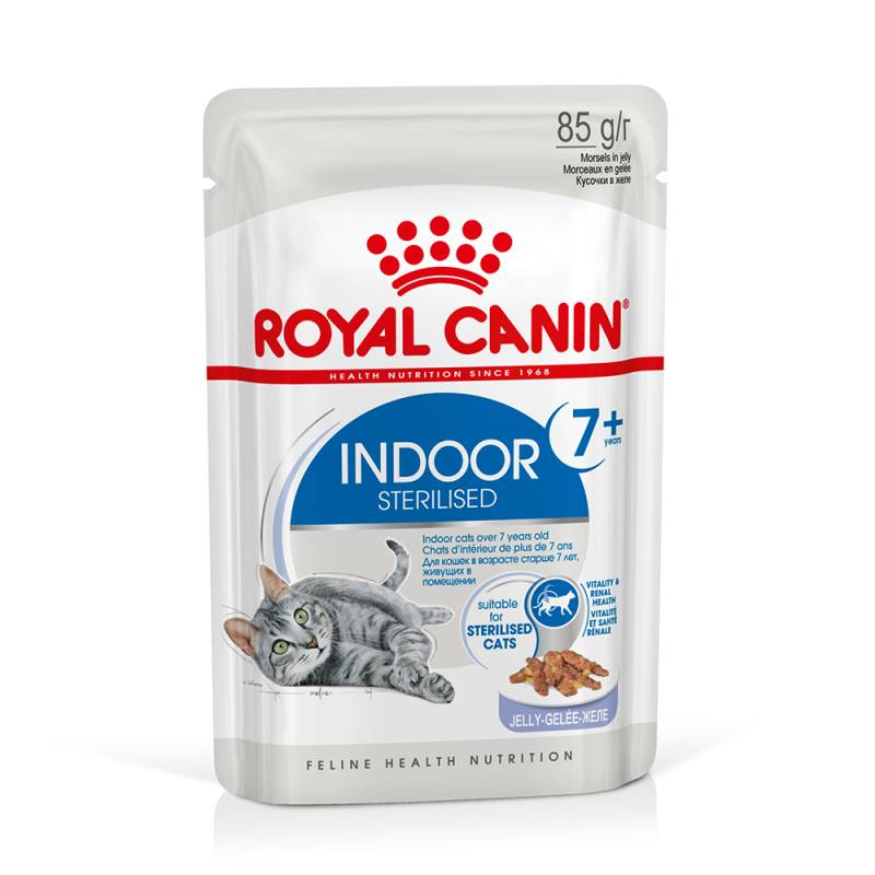 Royal Canin Indoor Sterilised 7+ in Gelee - Sparpaket: 24 x 85 g von Royal Canin