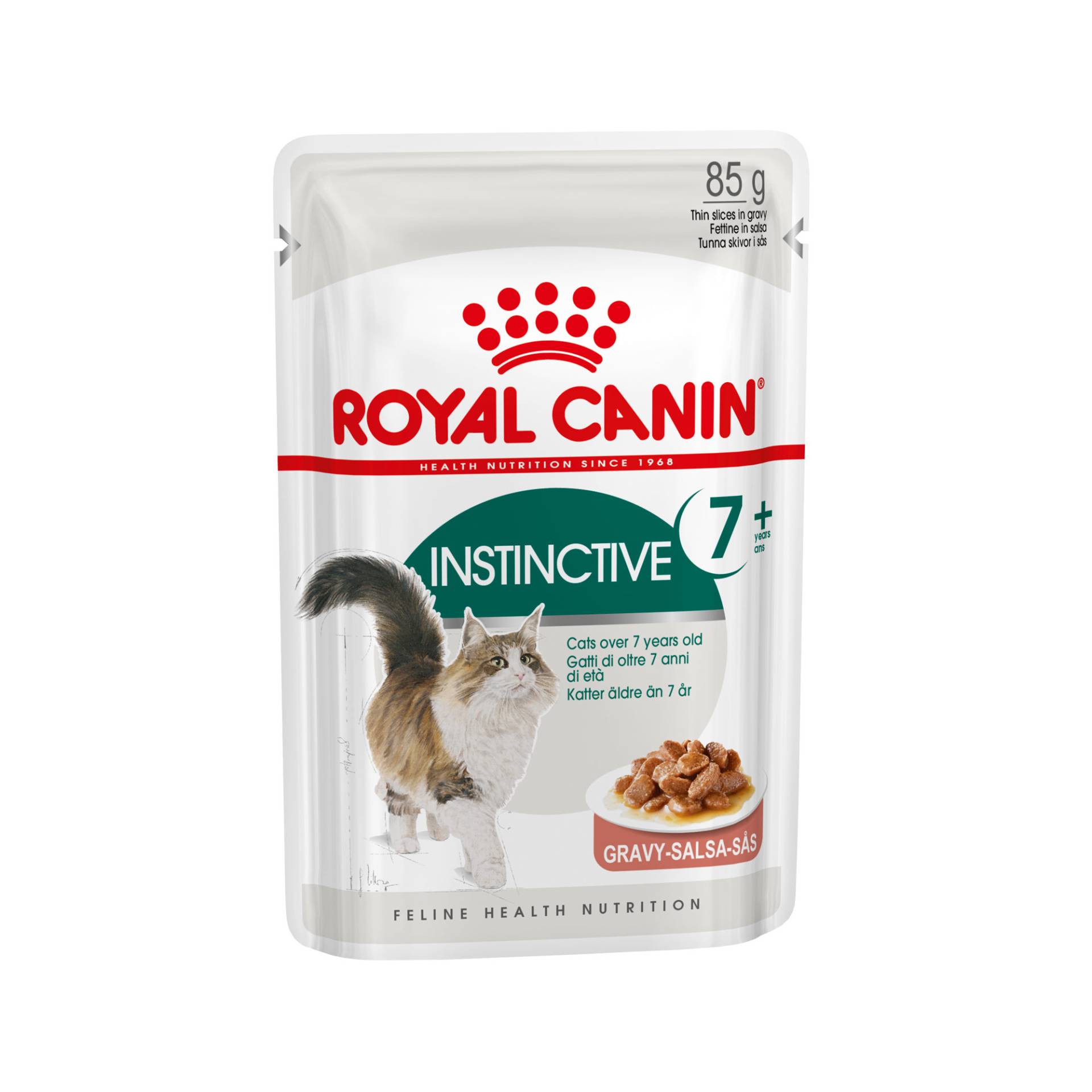 Royal Canin Instinctive 7+ in Gravy Katzenfutter - Frischebeutel - 12 x 85 g von Royal Canin