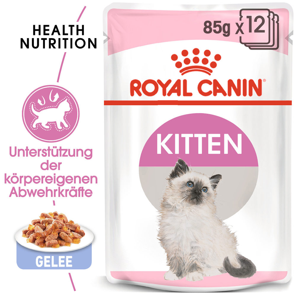Royal Canin Jelly Kittenfutter - Frischebeutel - 12 x 85 g Royal Canin Jelly Kittenfutter - Frischebeutel - 12 x 85 g von Royal Canin