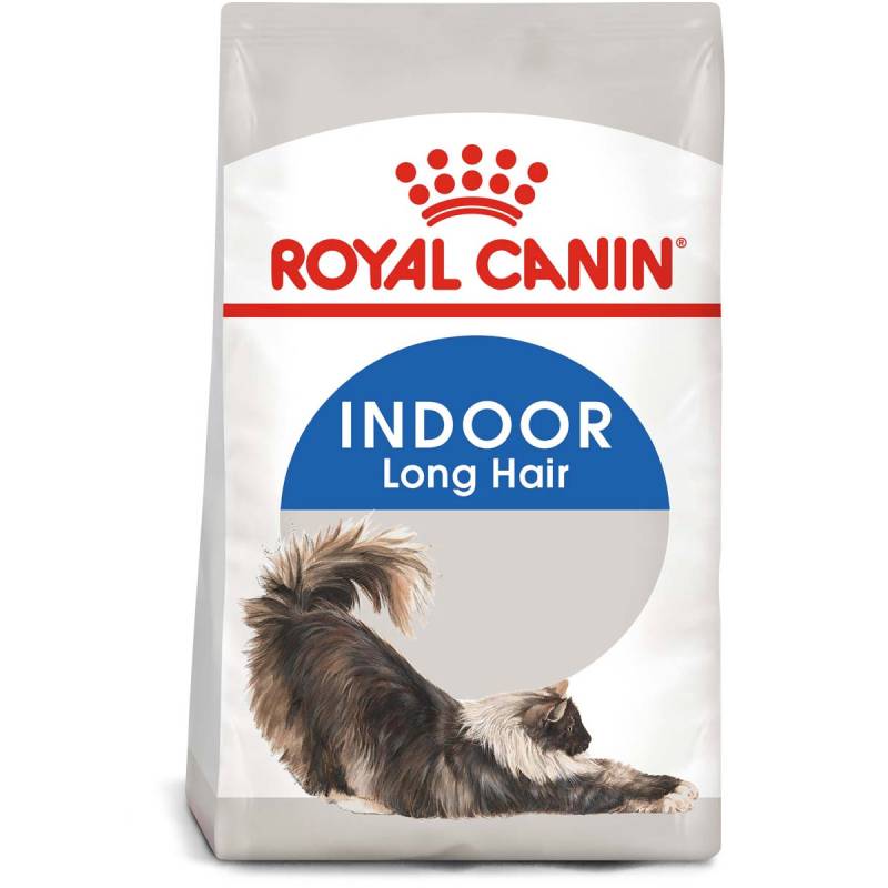 ROYAL CANIN INDOOR Longhair Trockenfutter für Wohnungskatzen mit langem Fell 10kg von Royal Canin