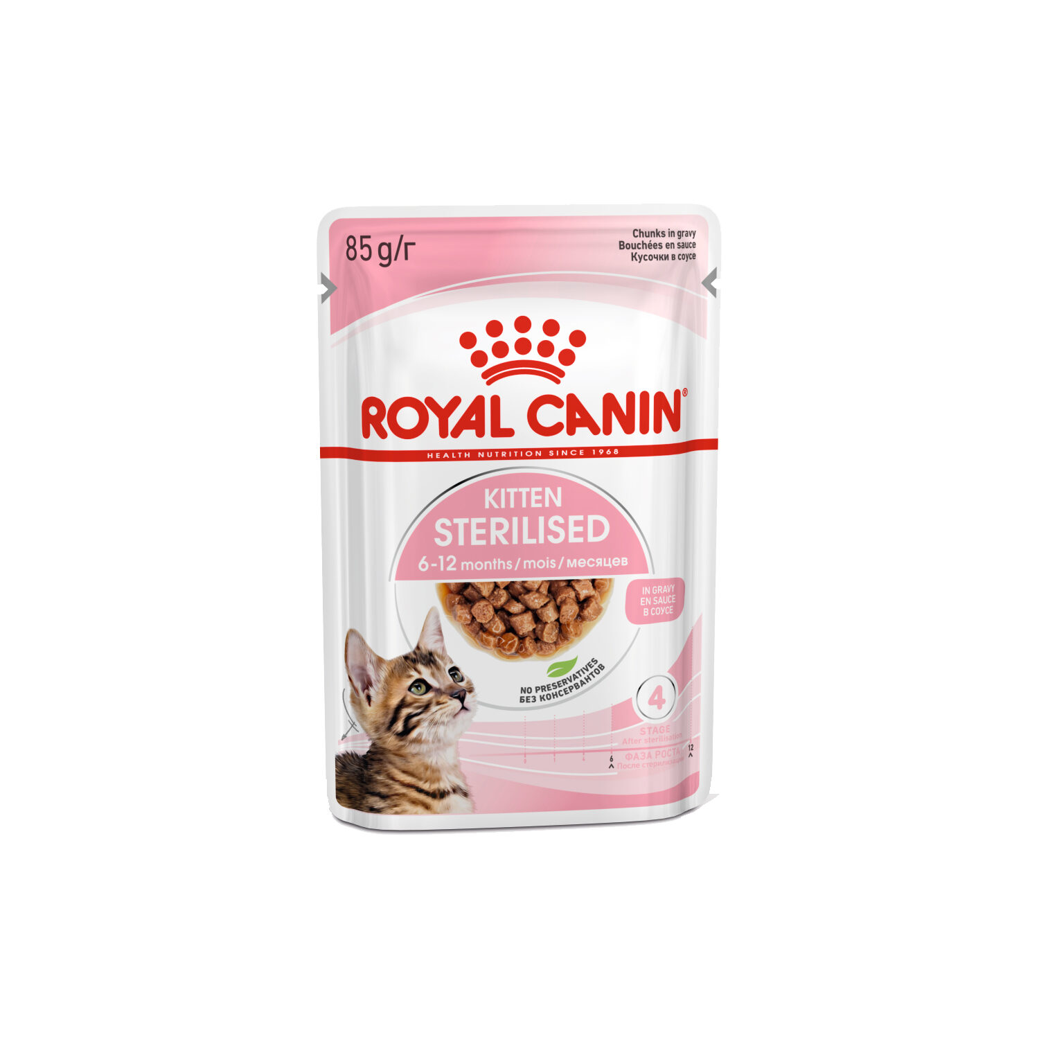 Royal Canin Kitten Sterilised in Sauce - Beutel - 12 x 85 g Royal Canin Kitten Sterilised in Sauce - Beutel - 12 x 85 g von Royal Canin