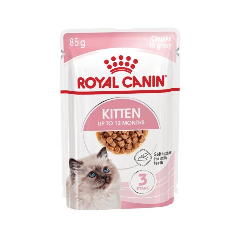 Royal Canin Kitten in Gravy - 24 x 85 g Royal Canin Kitten in Gravy - 24 x 85 g von Royal Canin