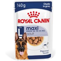 Royal Canin Maxi Adult in Soße - 10 x 140 g von Royal Canin Size