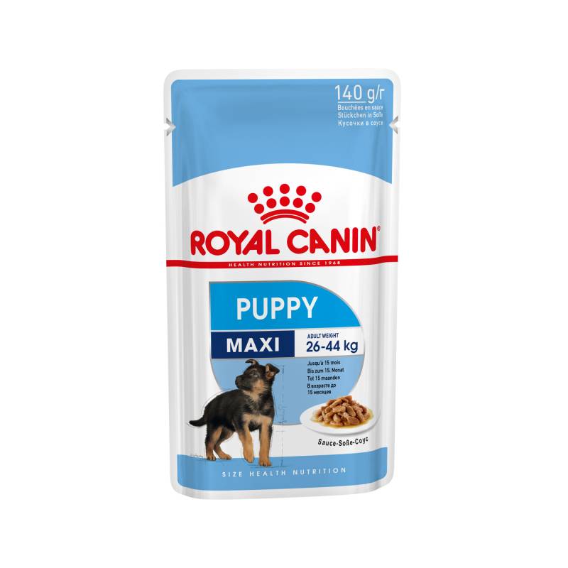 Royal Canin Maxi Puppy Hundefutter - Frischebeutel - 10 x 140 g von Royal Canin