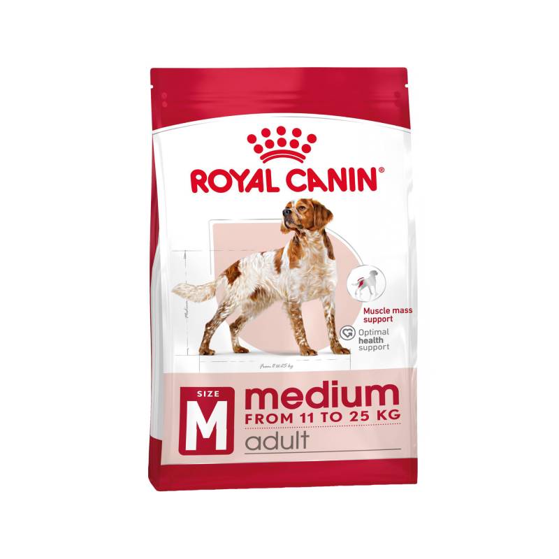 Royal Canin Medium Adult - 10 kg + Royal Canin Medium Adult Wet - 12 x 410 g Royal Canin Medium Adult - 10 kg + Royal Canin Medium Adult Wet - 12 x 410 g von Royal Canin