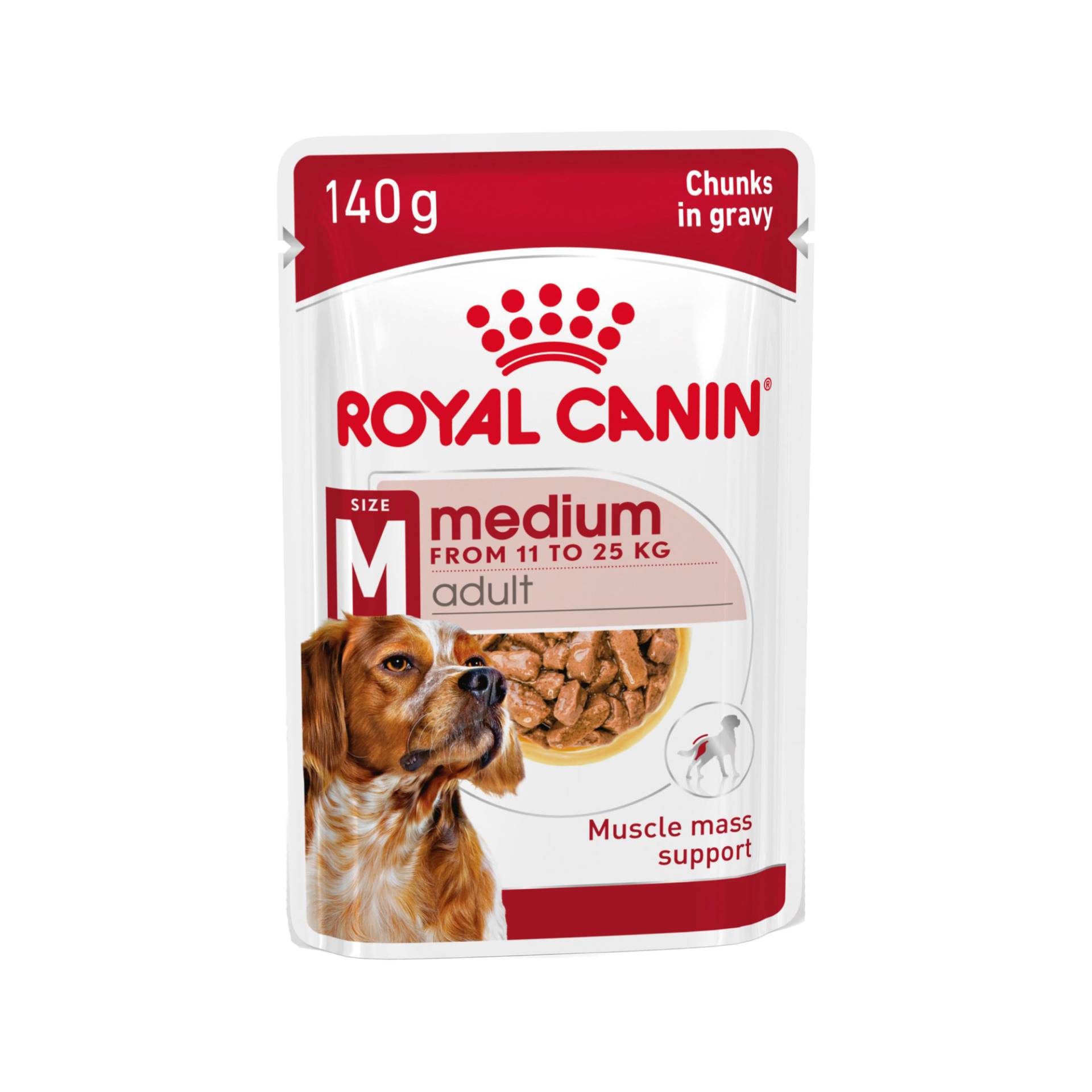 Royal Canin Medium Adult Hundefutter - Frischebeutel - 10 x 140 g von Royal Canin