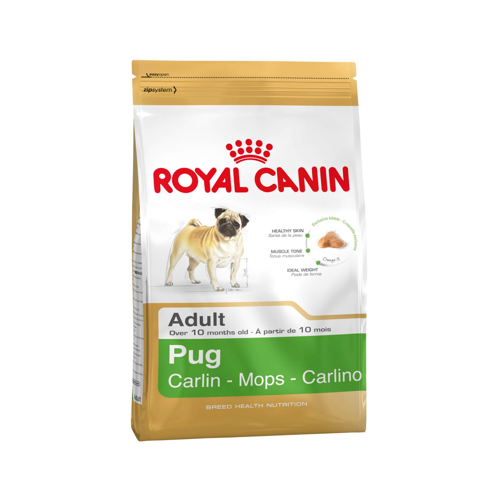Royal Canin Pug (Mops) Adult Hundefutter - 7,5 kg von Royal Canin