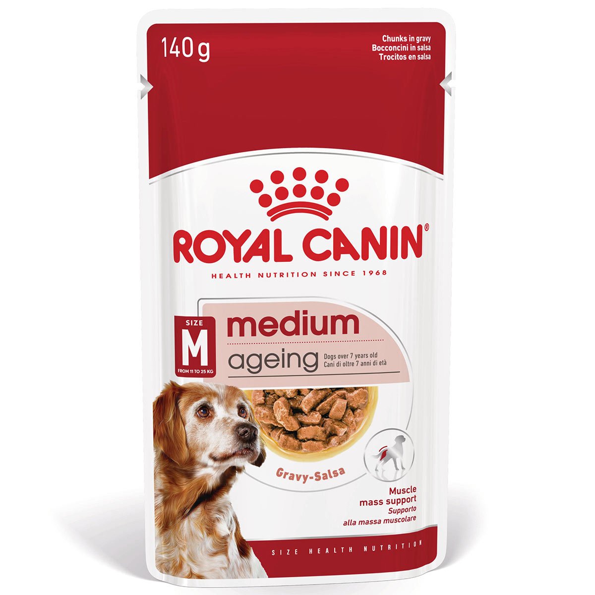 Royal Canin SHN Medium Ageing Gravy 10x140g Royal Canin SHN Medium Ageing Gravy 10x140g von Royal Canin