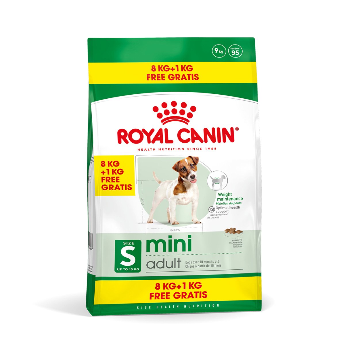 ROYAL CANIN SIZE HEALTH Nutrition Mini Adult 8+1kg OF ROYAL CANIN SIZE HEALTH Nutrition Mini Adult 8+1kg OF von Royal Canin