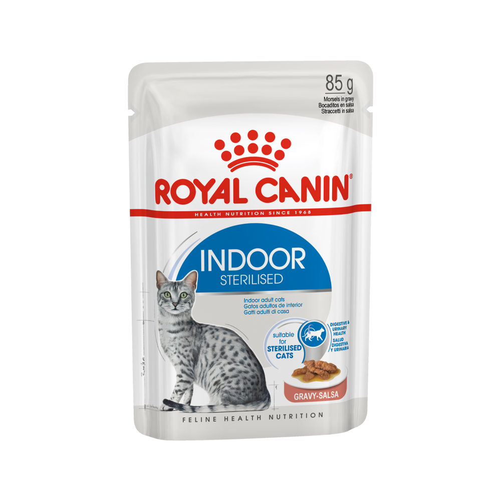 Royal Canin Sterilised Indoor in Gravy - 12 x 85 g von Royal Canin