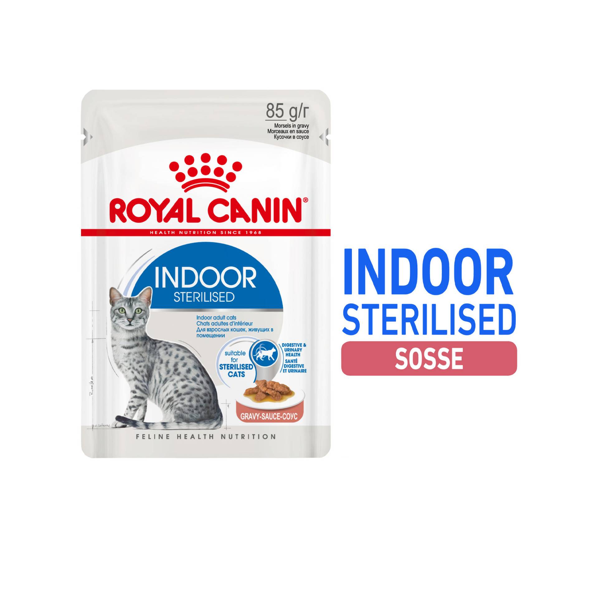 Royal Canin Sterilised Indoor in Gravy - 12 x 85 g von Royal Canin