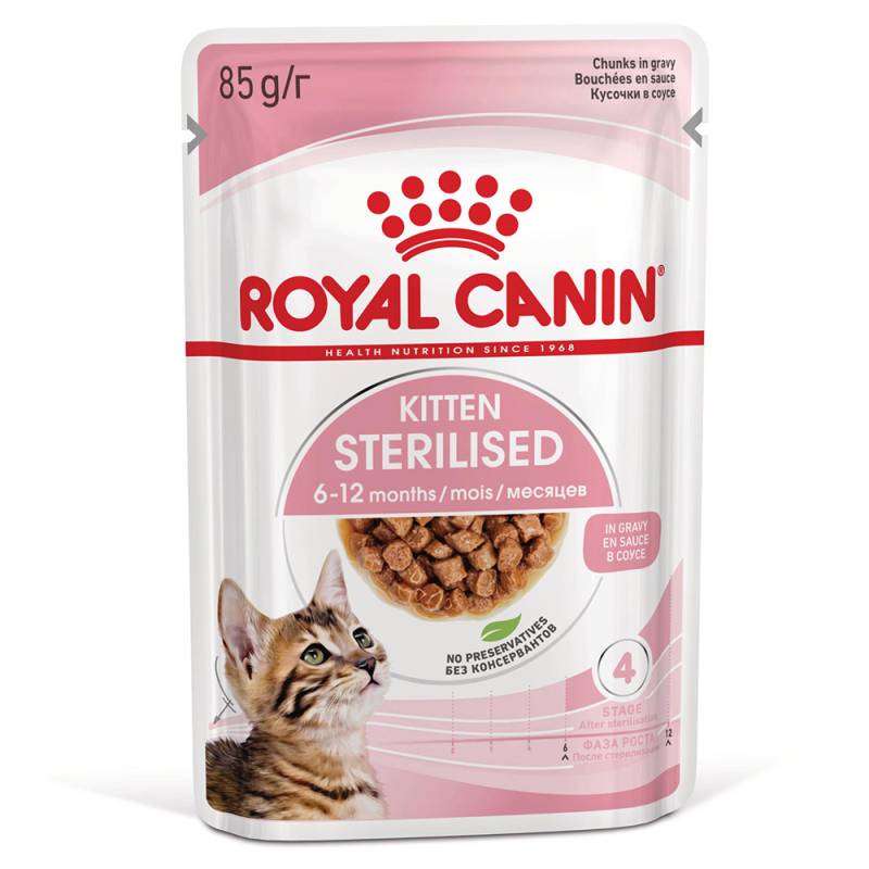 Royal Canin Sterilised Kitten in Soße - 12 x 85 g Royal Canin Sterilised Kitten in Soße - 12 x 85 g von Royal Canin
