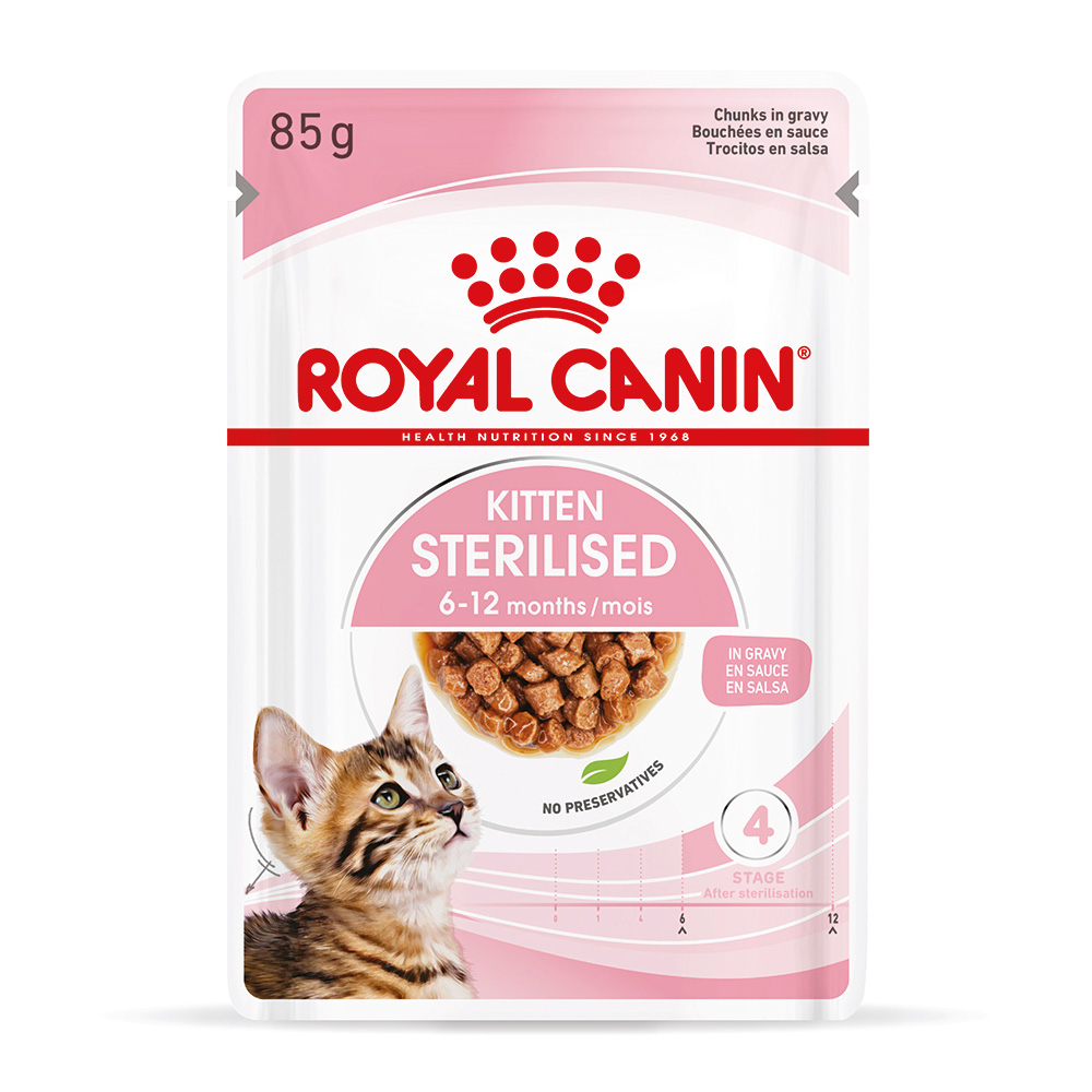Royal Canin Sterilised Kitten in Soße - Sparpaket: 24 x 85 g von Royal Canin