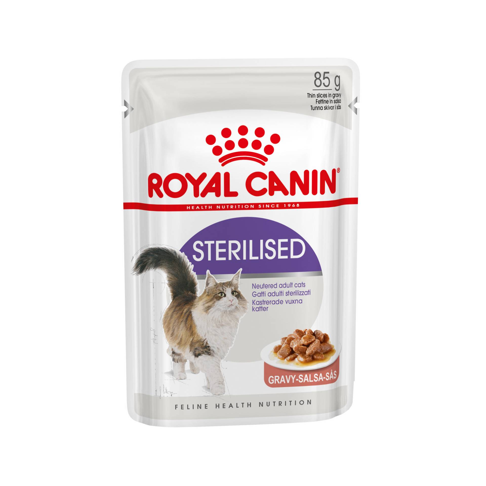 Royal Canin Sterilised in Gravy Katzenfutter - Frischebeutel - 12 x 85 g von Royal Canin