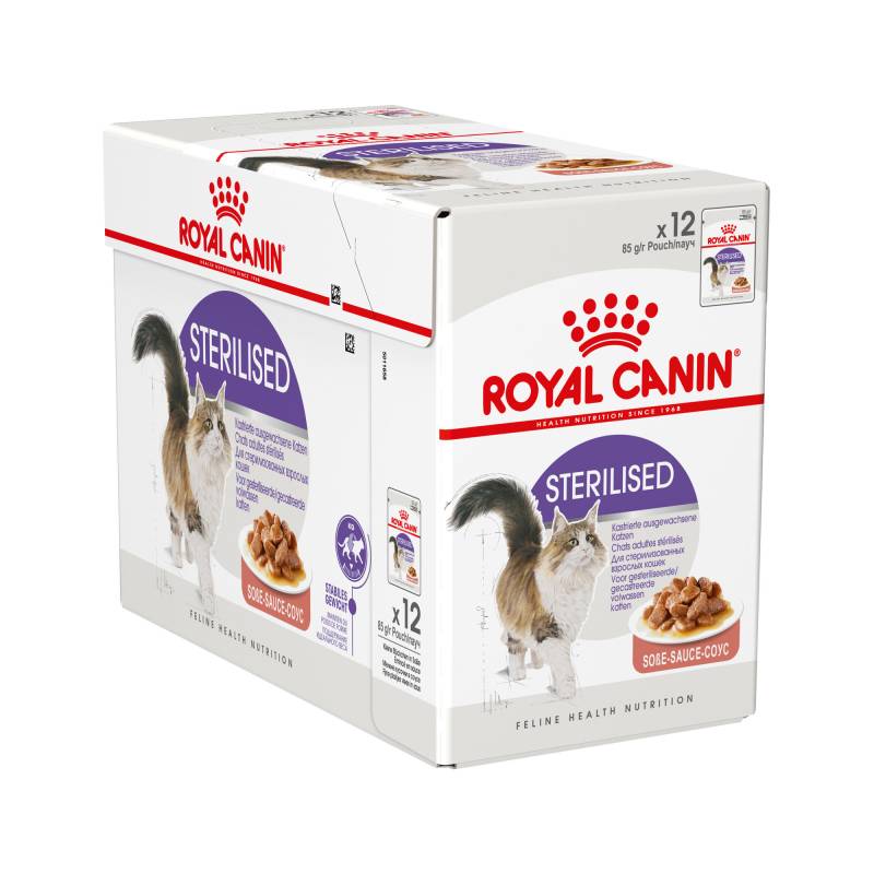 Royal Canin Sterilised in Gravy Katzenfutter - Frischebeutel - 12 x 85 g von Royal Canin