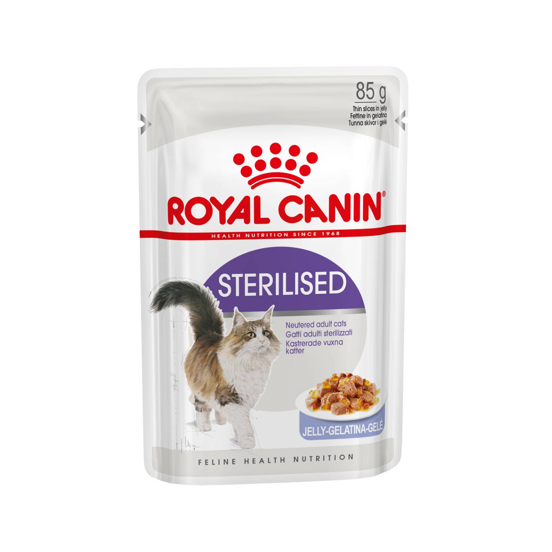 Royal Canin Sterilised in Jelly Katzenfutter - Frischebeutel - 12 x 85 g von Royal Canin
