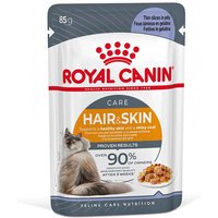 Sparpaket Royal Canin Pouch 24 x 85 g - Hair & Skin Care in Gelee von Royal Canin