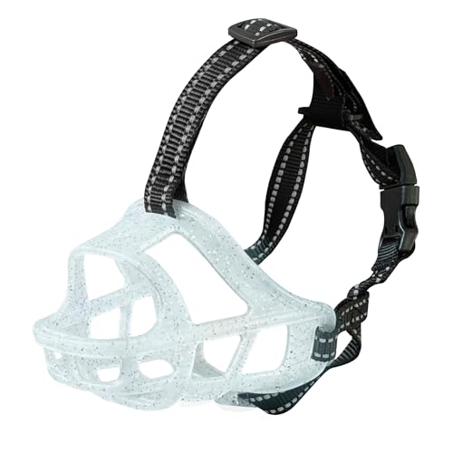 Maulkorb für Hunde, Korbmaulkorb für kleine, mittelgroße und große Hunde, leicht, atmungsaktiv, Käfig-Mundabdeckung verhindert Beißen und Kauen, ermöglicht Hecheln und Trinken, ideal für Training Maulkorb für Hunde, Korbmaulkorb für kleine, mittelgroße und große Hunde, leicht, atmungsaktiv, Käfig-Mundabdeckung verhindert Beißen und Kauen, ermöglicht Hecheln und Trinken, ideal für Training von Royal Claws