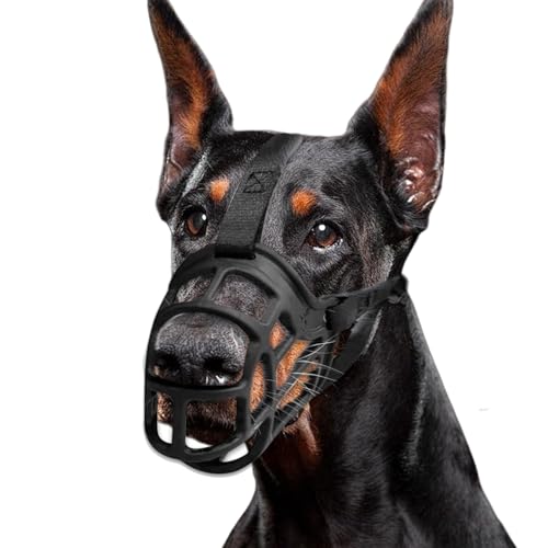 Maulkorb für Hunde, Korbmaulkorb für kleine, mittelgroße und große Hunde, leicht, atmungsaktiv, verhindert Beißen und Kauen, ermöglicht Hecheln und Trinken, ideal für Training, Fellpflege und Maulkorb für Hunde, Korbmaulkorb für kleine, mittelgroße und große Hunde, leicht, atmungsaktiv, verhindert Beißen und Kauen, ermöglicht Hecheln und Trinken, ideal für Training, Fellpflege und von Royal Claws