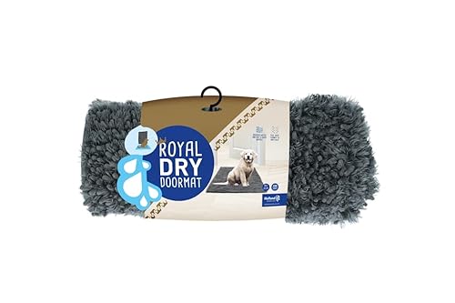 Royal Dry saugfähige Anti-Flecken-Matte für Hunde - Saugt Schmutz auf wie EIN Schwamm - 66 x 91 cm - Mikrofaser Chenille - M von Royal Dry