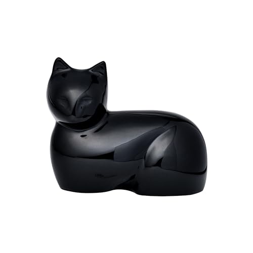 Royal Rapture Cat Kitty Figurine Pet Urn for Ashes Cremation Funeral Memorial Love Urns Decorative|Alloy| (Black Cat, 5") RCM04-01 von Royal Rapture