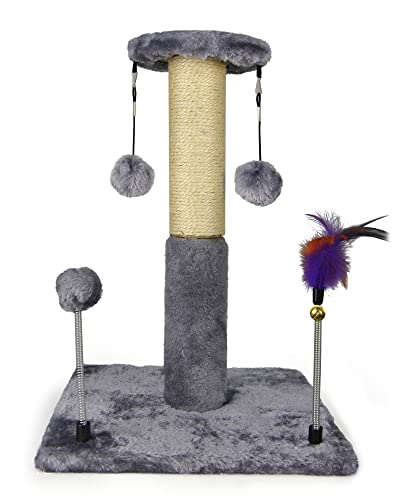 ROYPET Sisal-Kratzbaum mit zwei Ersatz-Bällen zum Aufhängen für Katzenspiel und Bewegung ROYPET Sisal-Kratzbaum mit zwei Ersatz-Bällen zum Aufhängen für Katzenspiel und Bewegung von Roypet