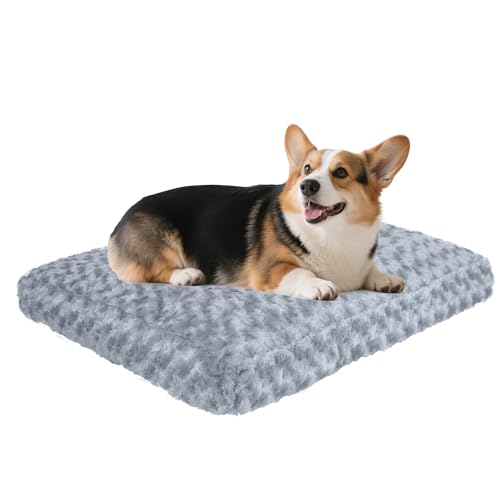 Roypet Deluxe waschbares Hundebett für große Hunde (Grau, M) von Roypet
