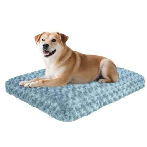 Roypet Deluxe waschbares Hundebett für große Hunde (Meeresblau, L) von Roypet