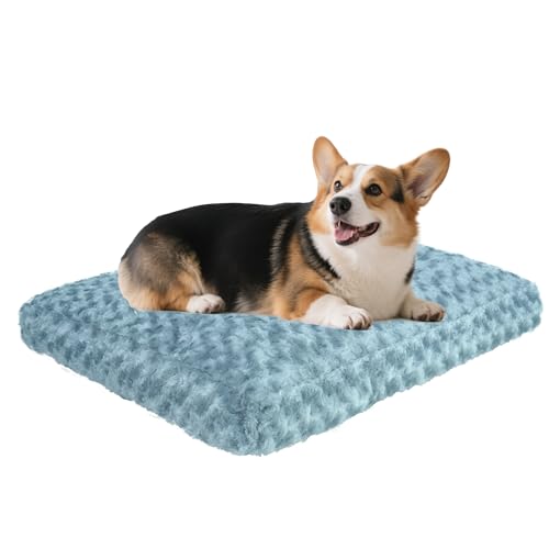 Roypet Deluxe waschbares Hundebett für große Hunde (Meeresblau, M) von Roypet