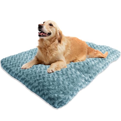 Roypet Deluxe waschbares Hundebett für große Hunde (Meeresblau, XL) von Roypet