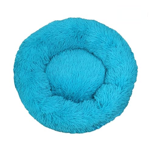 Rozhuhro Katzenbett Hundebett Sofa Donut-Zwinger, warmes rundes Haustierbett Plüsch, weiche beruhigende Betten Plüsch mit Rutschfester Unterseite, für Welpen Kätzchen kleine Haustiere,Blau,40CM Rozhuhro Katzenbett Hundebett Sofa Donut-Zwinger, warmes rundes Haustierbett Plüsch, weiche beruhigende Betten Plüsch mit Rutschfester Unterseite, für Welpen Kätzchen kleine Haustiere,Blau,40CM von Rozhuhro