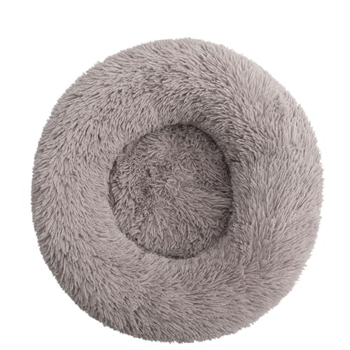 Rozhuhro Katzenbett Hundebett Sofa Donut-Zwinger, warmes rundes Haustierbett Plüsch, weiche beruhigende Betten mit Rutschfester Unterseite, für Welpen Kätzchen kleine Haustiere,Grau,110CM Rozhuhro Katzenbett Hundebett Sofa Donut-Zwinger, warmes rundes Haustierbett Plüsch, weiche beruhigende Betten mit Rutschfester Unterseite, für Welpen Kätzchen kleine Haustiere,Grau,110CM von Rozhuhro