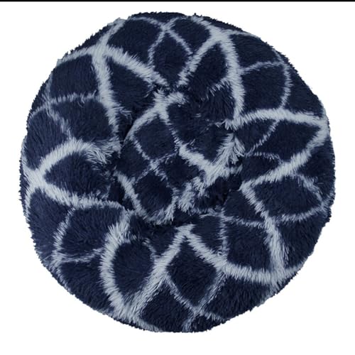 Rozhuhro Katzenbett Hundebett Weiches Langes Plüsch Rundes Haustierbett, Warmes Beruhigendes Hundebett Flauschiges Plüsch-Haustiersofa, Gemütliche Matratze Plüsch-Haustierkissen,Navy Blue,40CM Rozhuhro Katzenbett Hundebett Weiches Langes Plüsch Rundes Haustierbett, Warmes Beruhigendes Hundebett Flauschiges Plüsch-Haustiersofa, Gemütliche Matratze Plüsch-Haustierkissen,Navy Blue,40CM von Rozhuhro